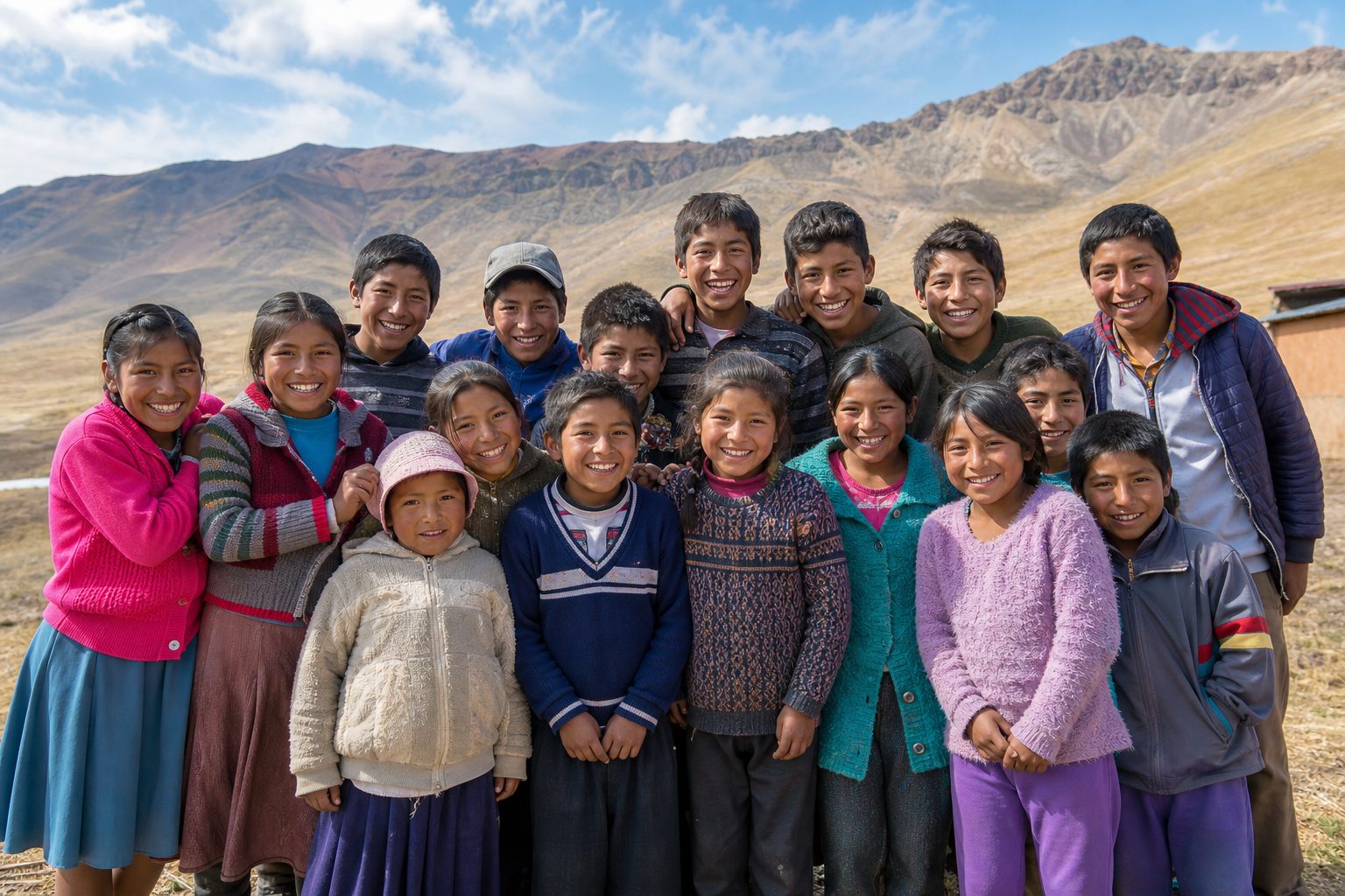 Niños y jóvenes de Fundación Kairos